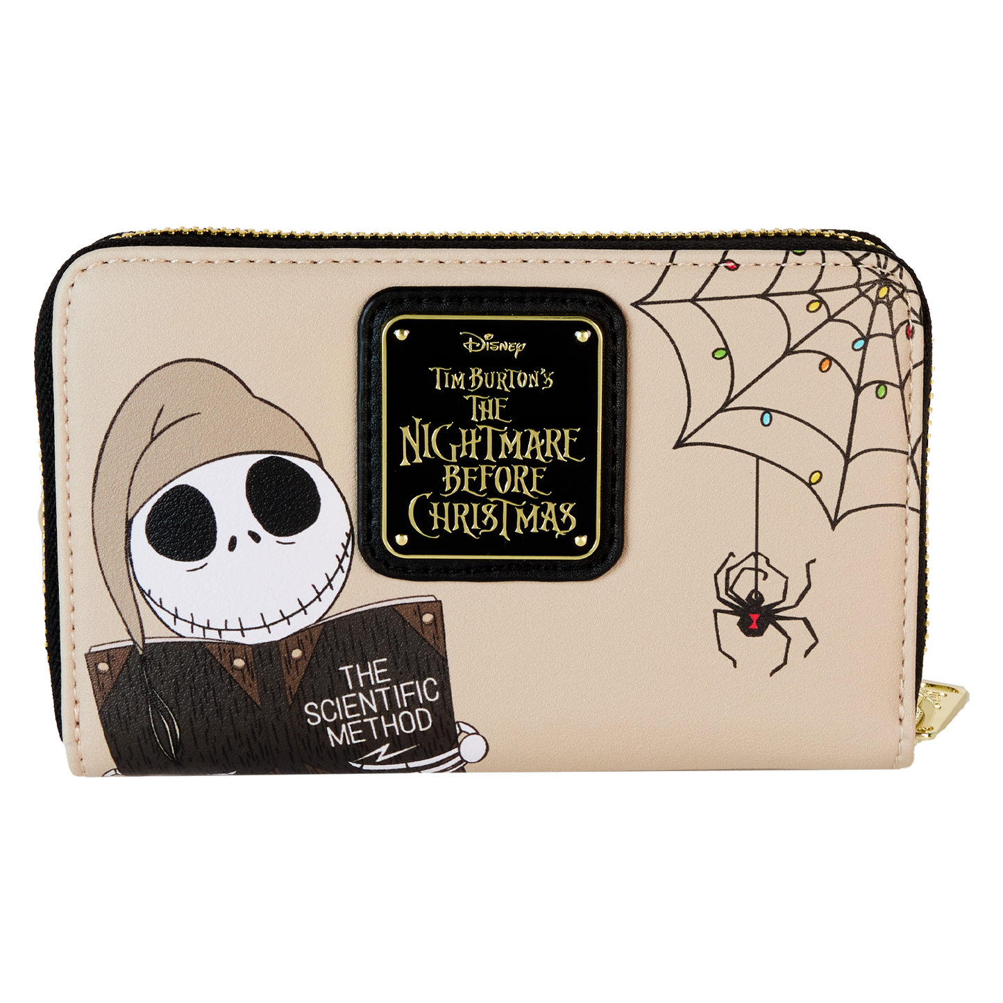 Loungefly Disney Nightmare Before Christmas Scientific Method Book Zip-Around Wallet LFY