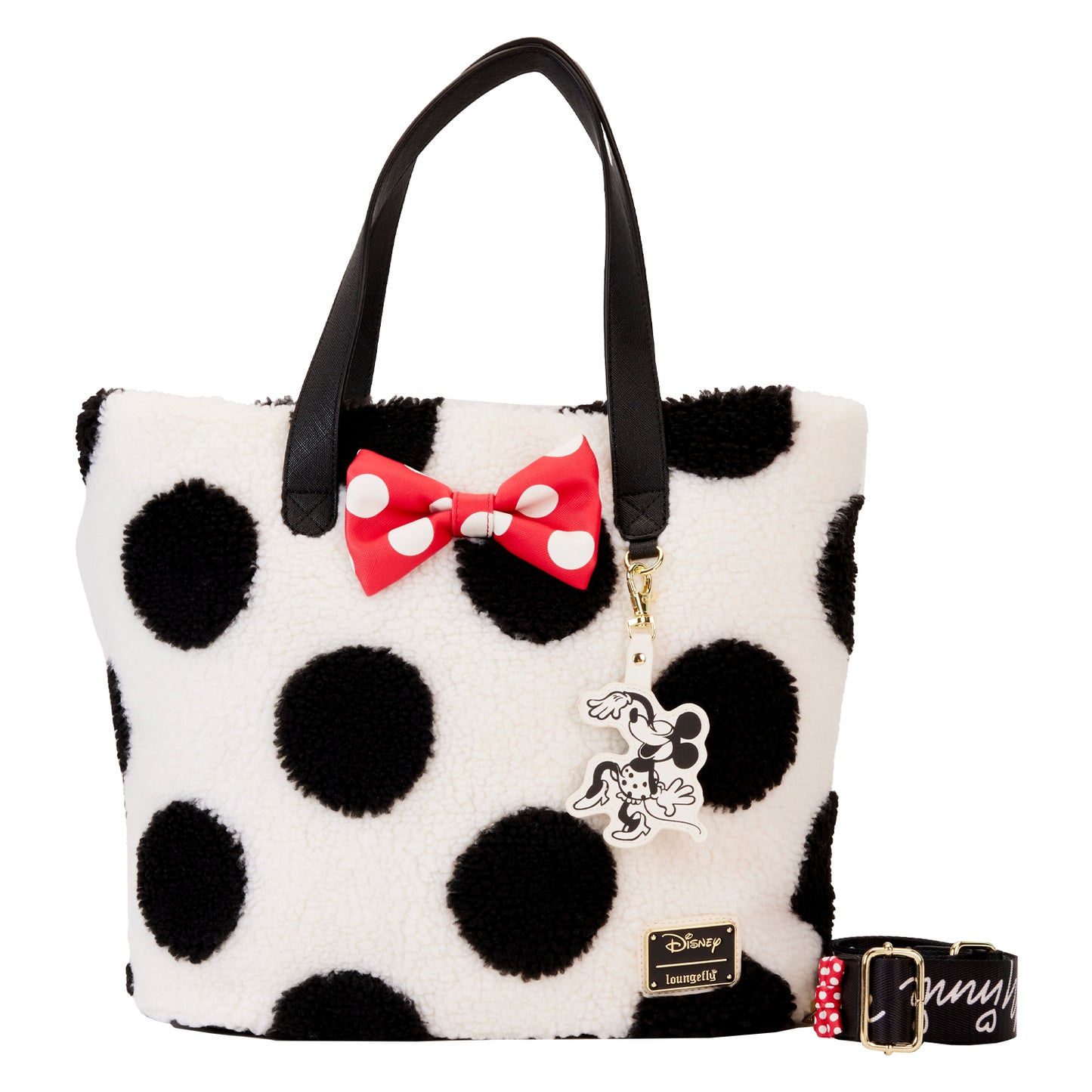 Minnie Mouse Rocks the Dots Classic Sherpa Tote Bag LFY