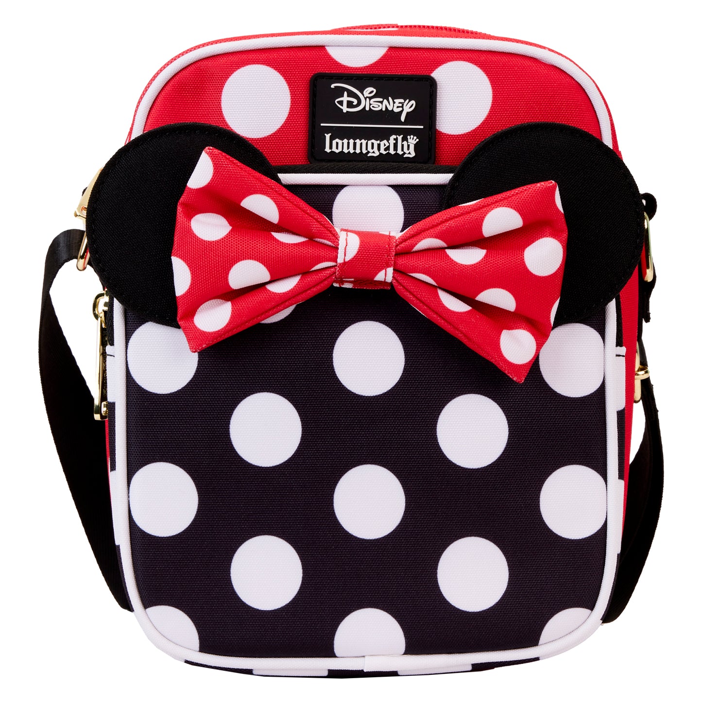 Minnie Mouse Rocks the Dots Classic Nylon Passport Crossbody Bag LFY