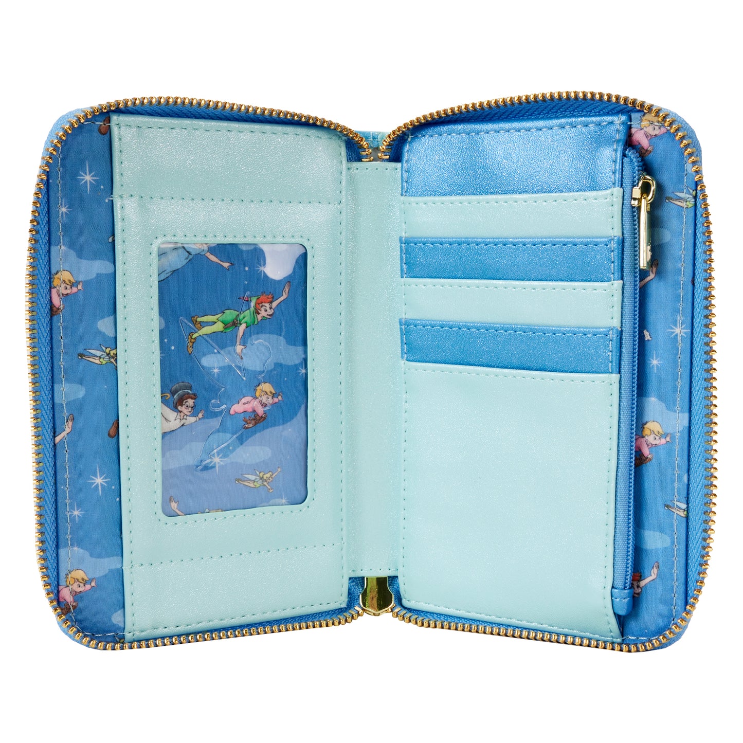 Peter Pan You Can Fly Glow Zip Around Wallet LFY
