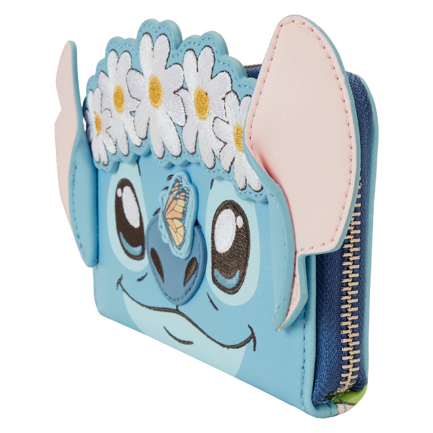 Stitch Springtime Daisy Cosplay Zip Around Wallet LFY