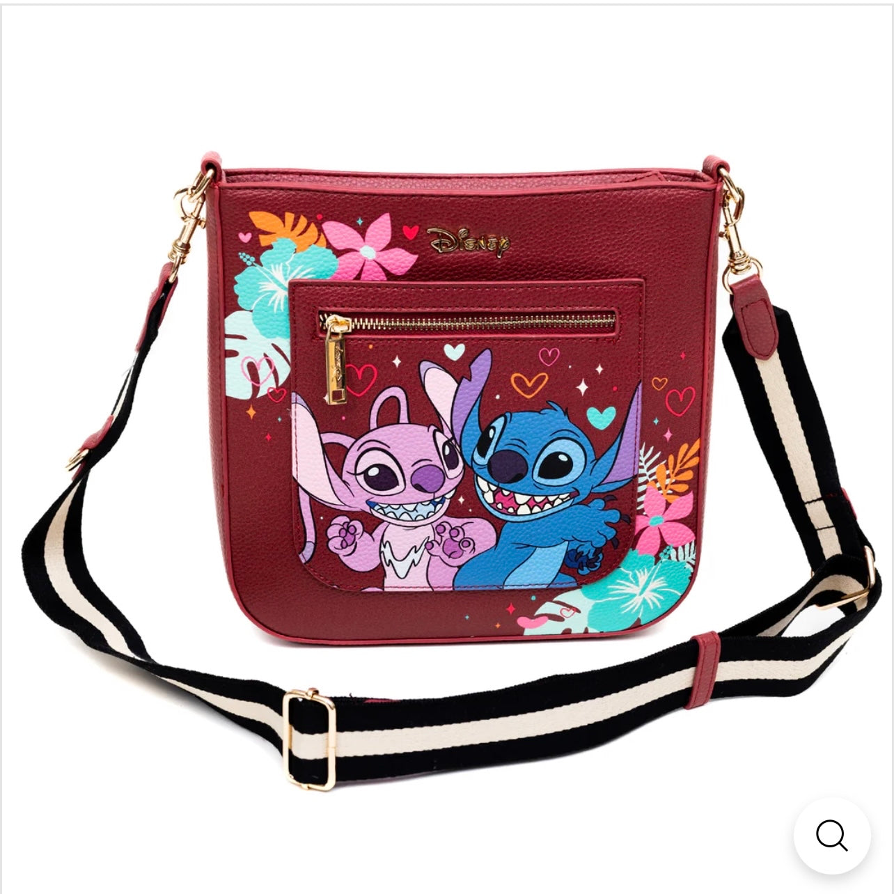 WondaPOP Designer Series- Two Sided Stitch Crossbody Purse