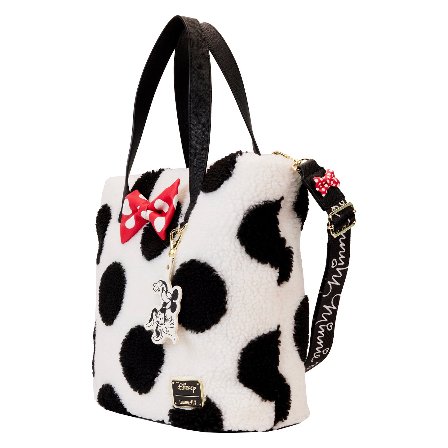 Minnie Mouse Rocks the Dots Classic Sherpa Tote Bag LFY