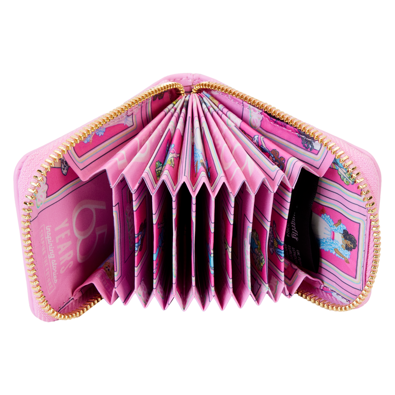 Loungefly Barbie 65th Anniversary Doll Box Triple Lenticular Zip Around Wallet LFY