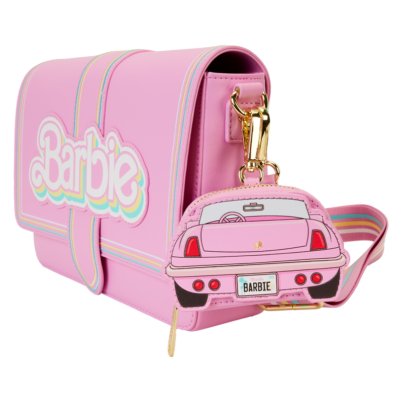 Loungefly Barbie 65th Anniversary Logo Crossbody Bag with Coin Bag LFY