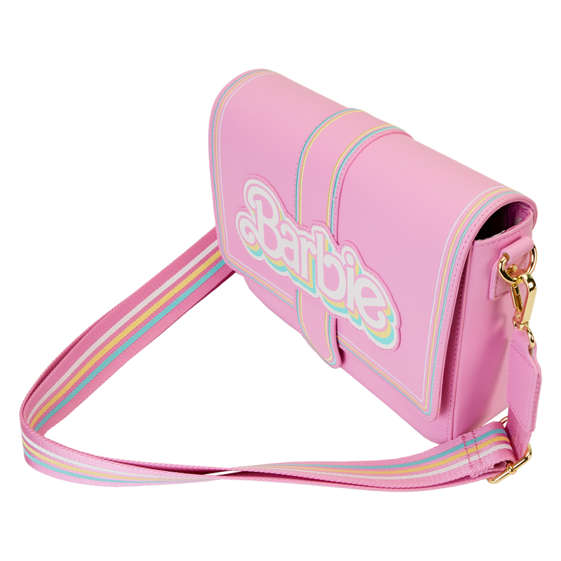 Loungefly Barbie 65th Anniversary Logo Crossbody Bag with Coin Bag LFY