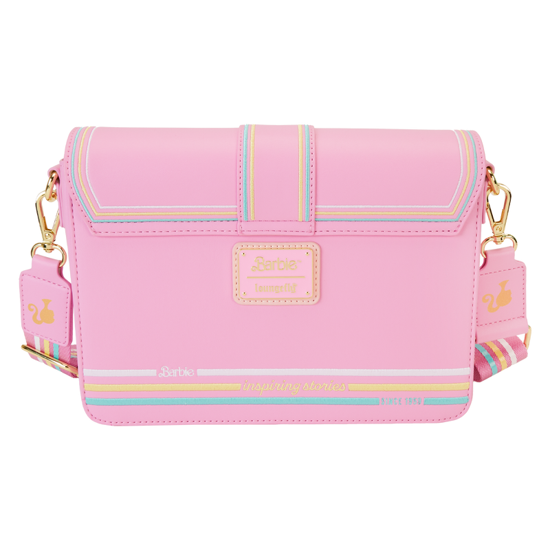 Loungefly Barbie 65th Anniversary Logo Crossbody Bag with Coin Bag LFY