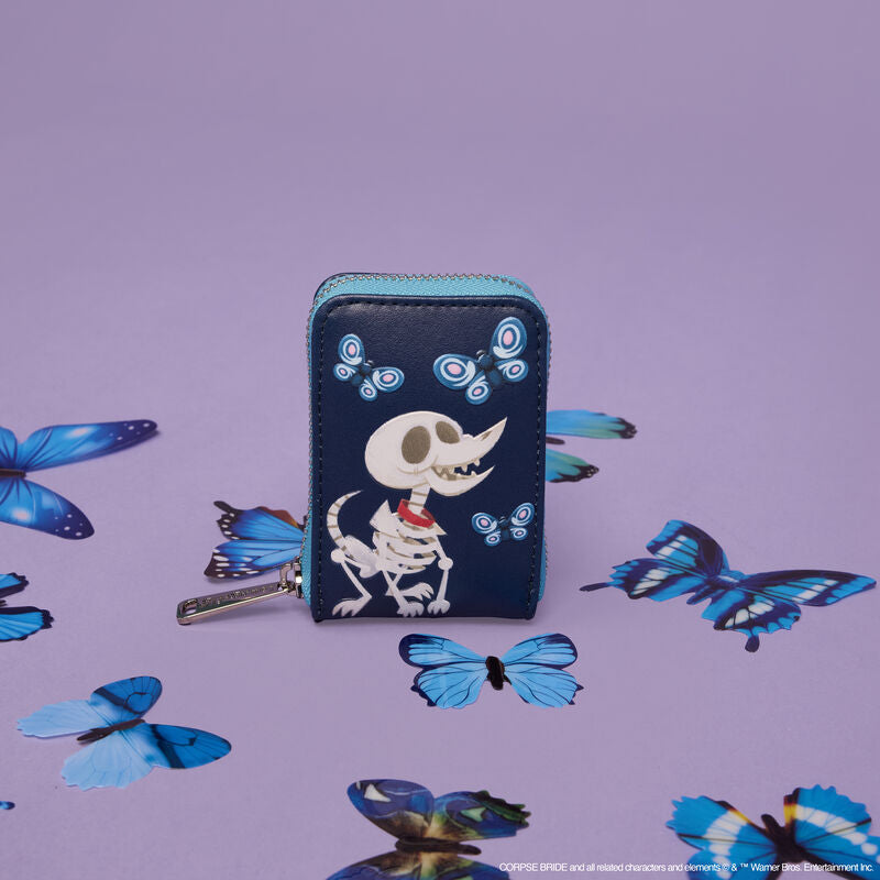 Loungefly Corpse Bride Scraps Accordion Zip Around Wallet LFY