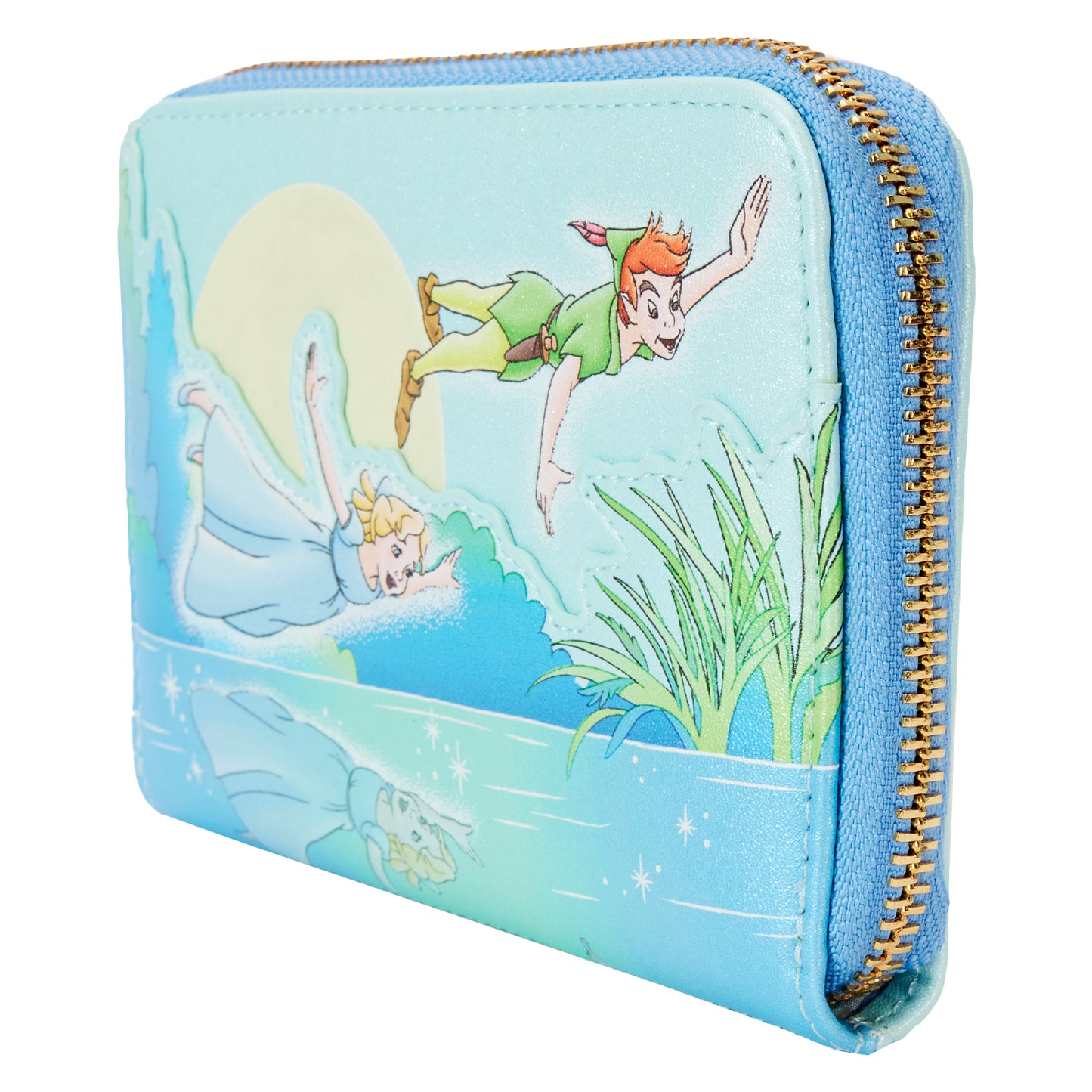 Peter Pan You Can Fly Glow Zip Around Wallet LFY
