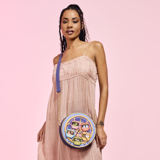 Disney Princess Carousel All-Over Print Drawstring Mini Backpack LFY
