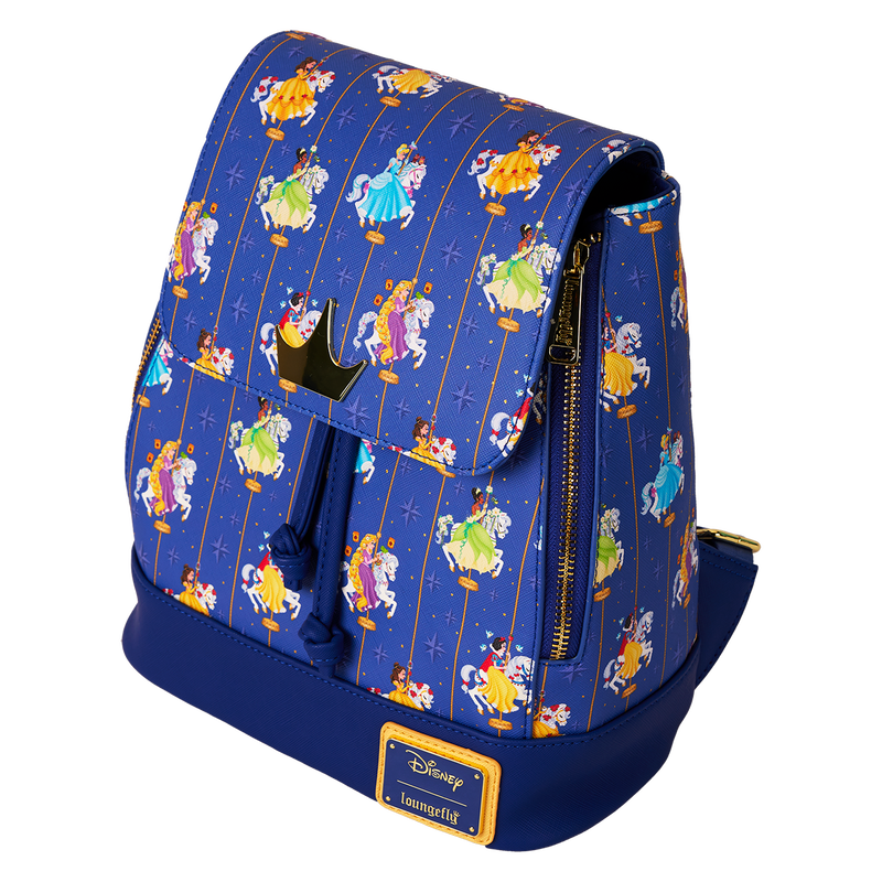 Disney Princess Carousel All-Over Print Drawstring Mini Backpack LFY
