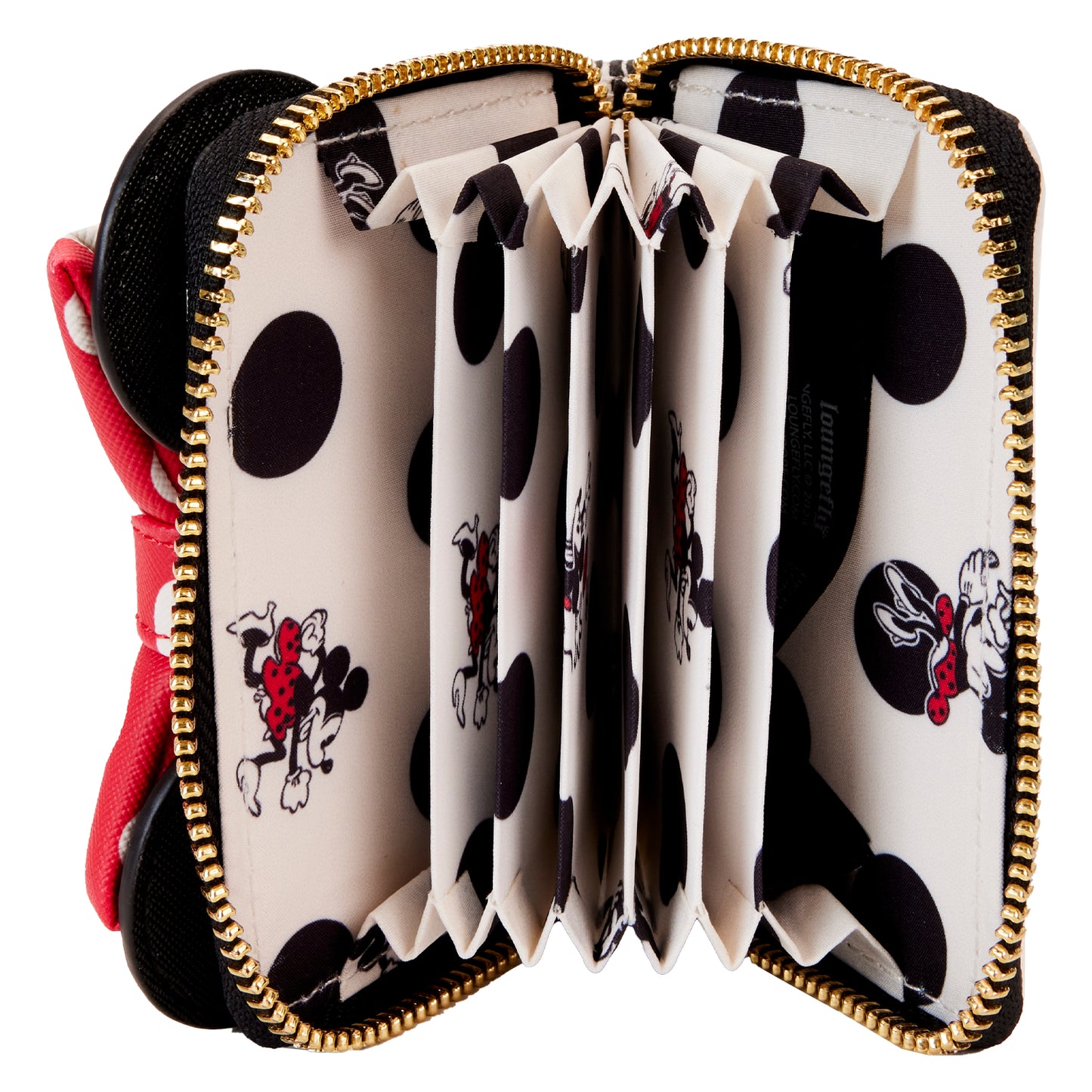 Minnie Mouse Rocks the Dots Classic Accordion Zip Around Wallet LFY