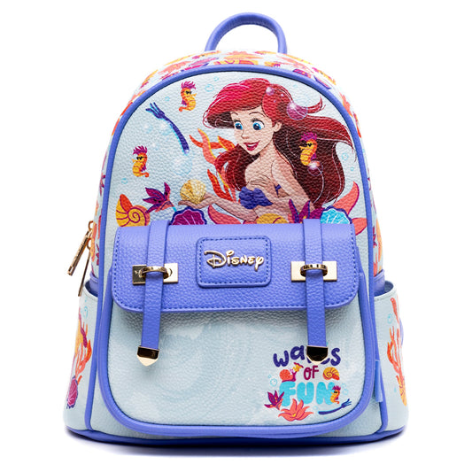 Exclusive Limited Edition-Little Mermaid Vegan Leather Backpack