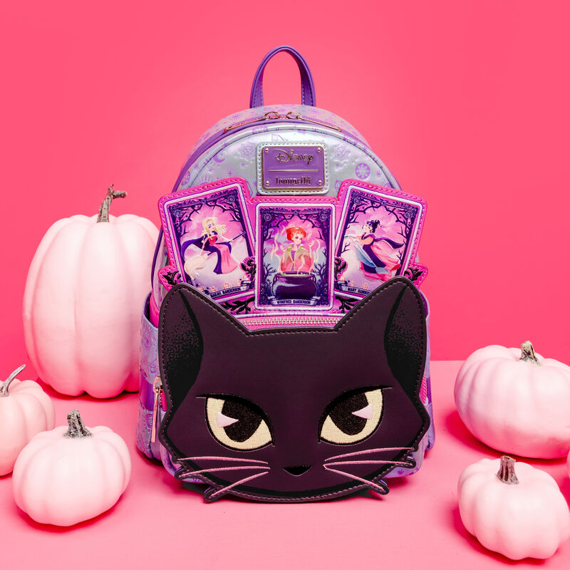 Loungefly Hocus Pocus Tarot Card Binx Iridescent Mini Backpack LFY