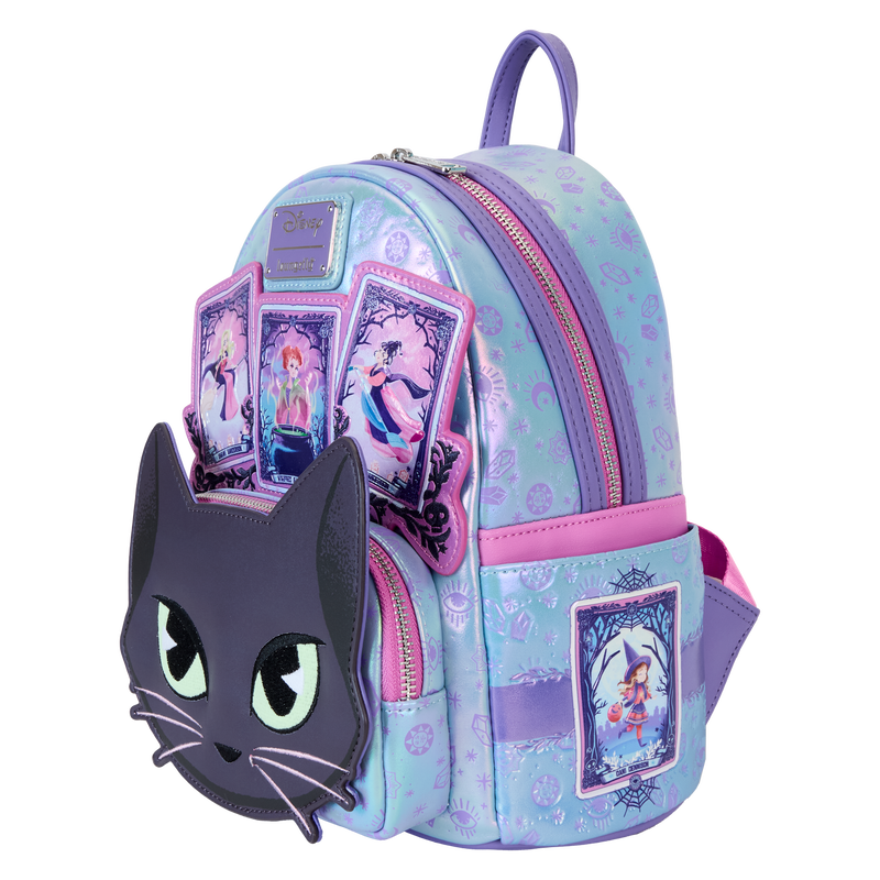 Loungefly Hocus Pocus Tarot Card Binx Iridescent Mini Backpack LFY