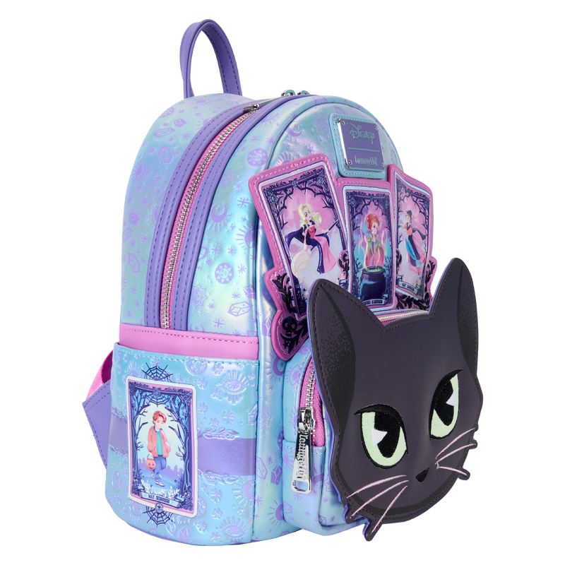 Loungefly Hocus Pocus Tarot Card Binx Iridescent Mini Backpack LFY