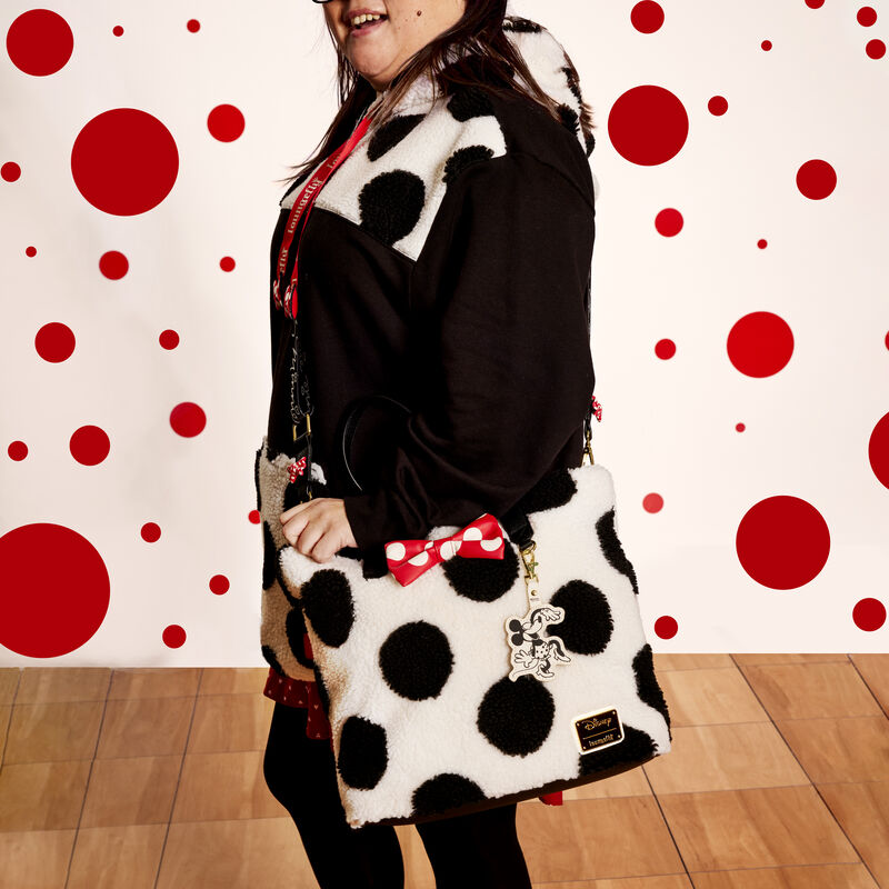 Minnie Mouse Rocks the Dots Classic Sherpa Tote Bag LFY