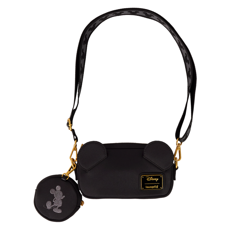 Mickey Mouse Nylon Sling Crossbody Bag with Coin Bag LFY