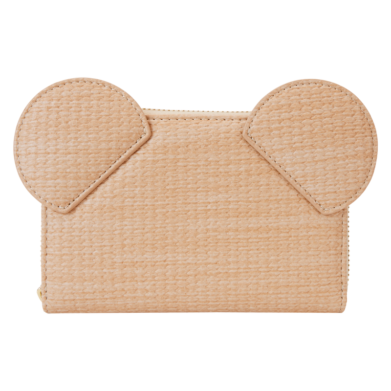 Loungefly Mickey Mouse Woven Texture Zip Around Wallet LFY