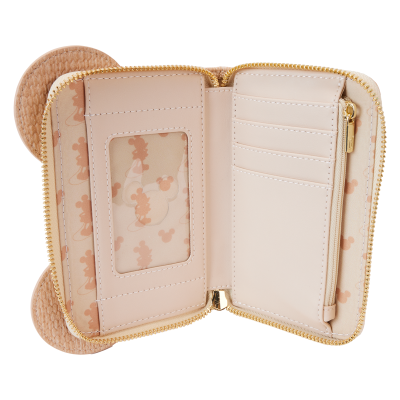 Loungefly Mickey Mouse Woven Texture Zip Around Wallet LFY