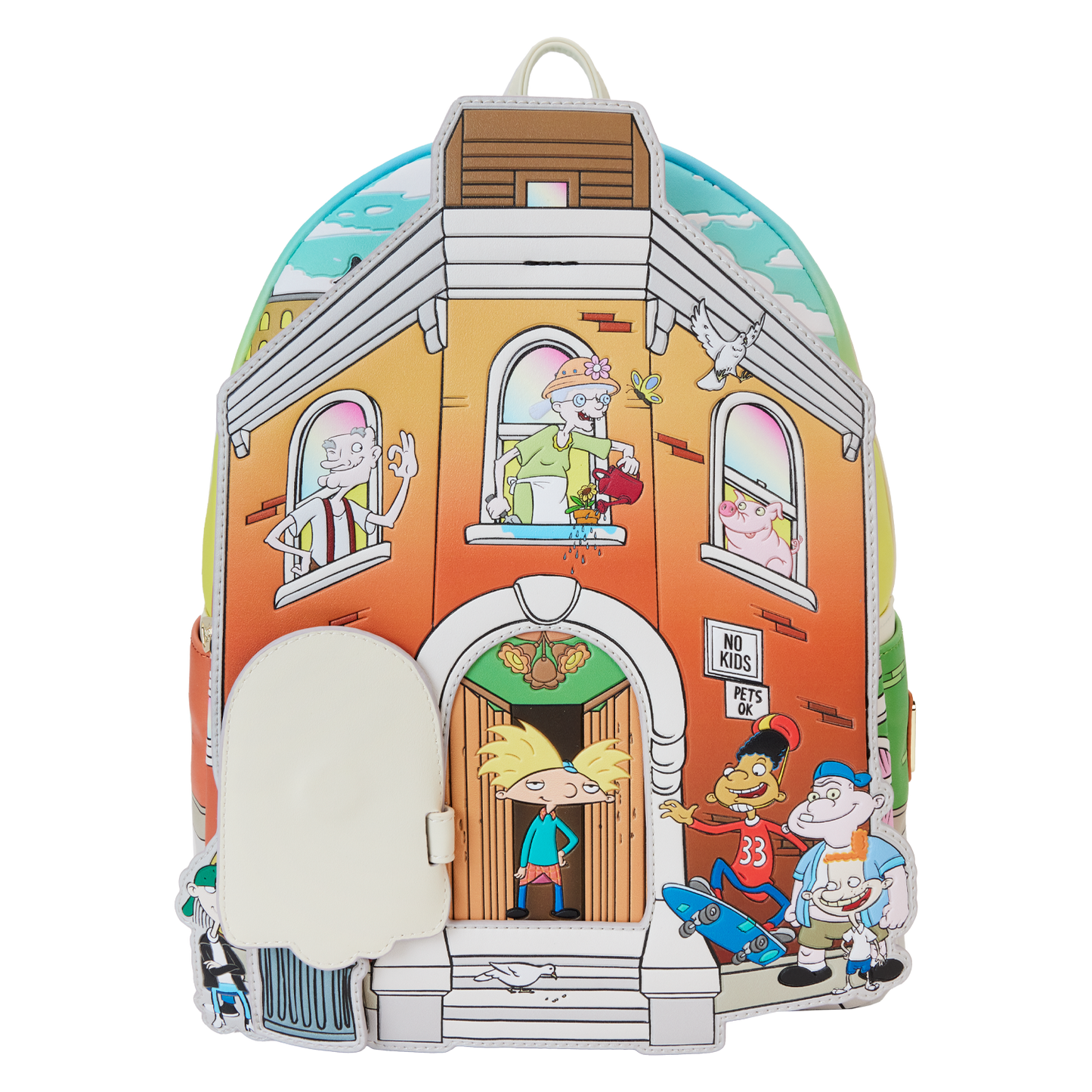 Loungefly Hey Arnold! Boarding House Mini Backpack LFY