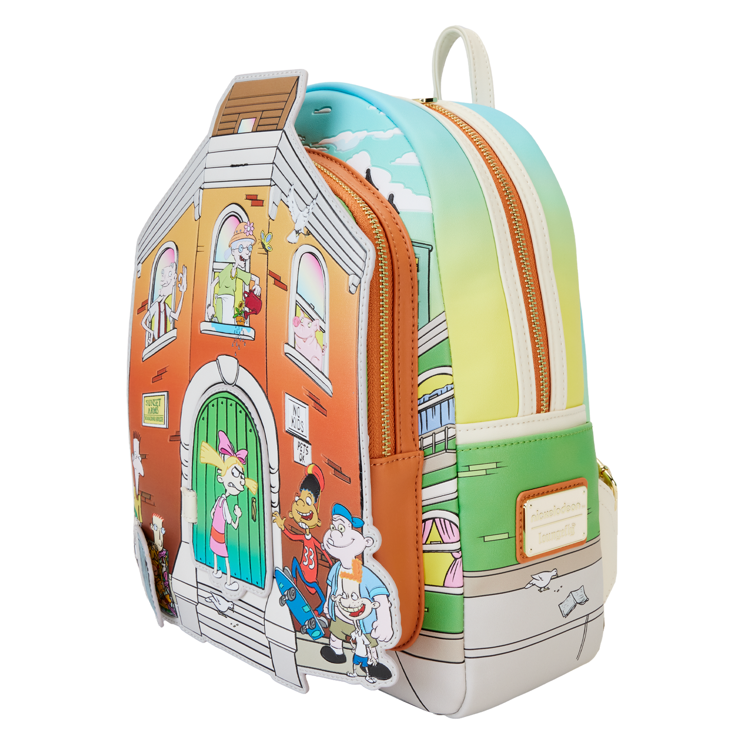 Loungefly Hey Arnold! Boarding House Mini Backpack LFY
