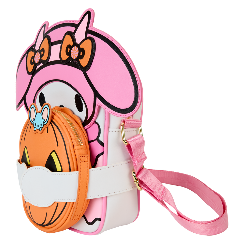 Loungefly Sanrio My Melody Pumpkin Crossbody Bag with Coin Bag LFY