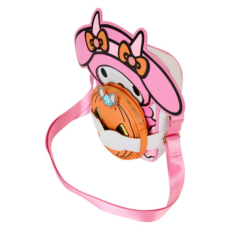 Loungefly Sanrio My Melody Pumpkin Crossbody Bag with Coin Bag LFY