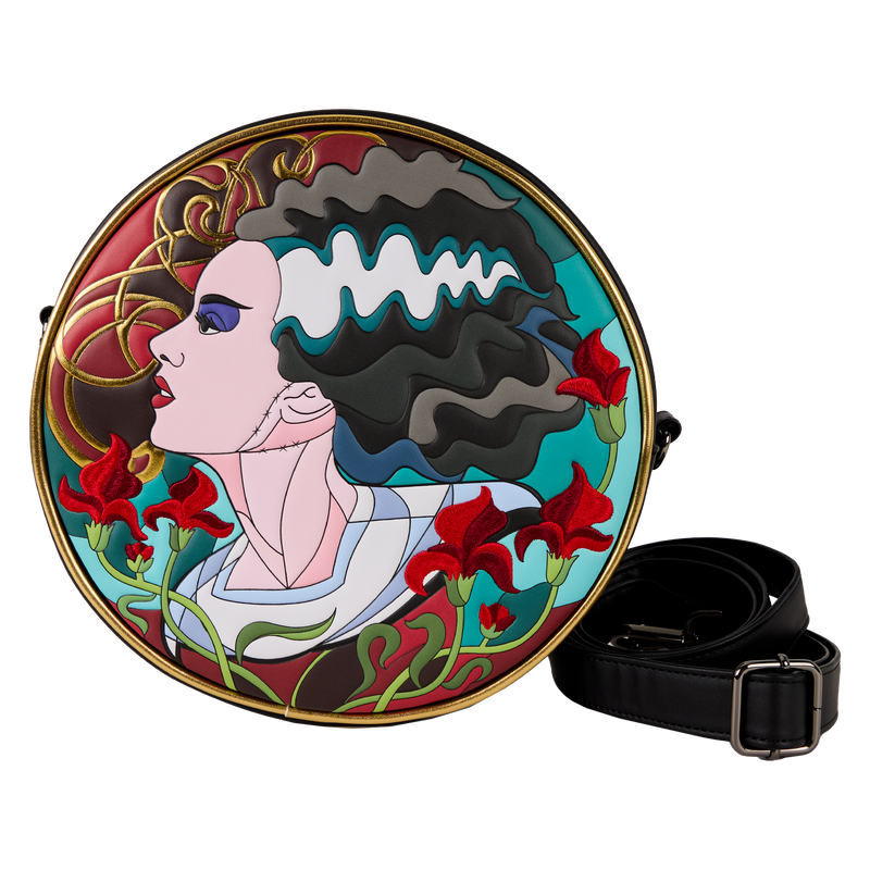 Universal Monsters The Bride Of Frankenstein Stained Glass Crossbody Bag LFY