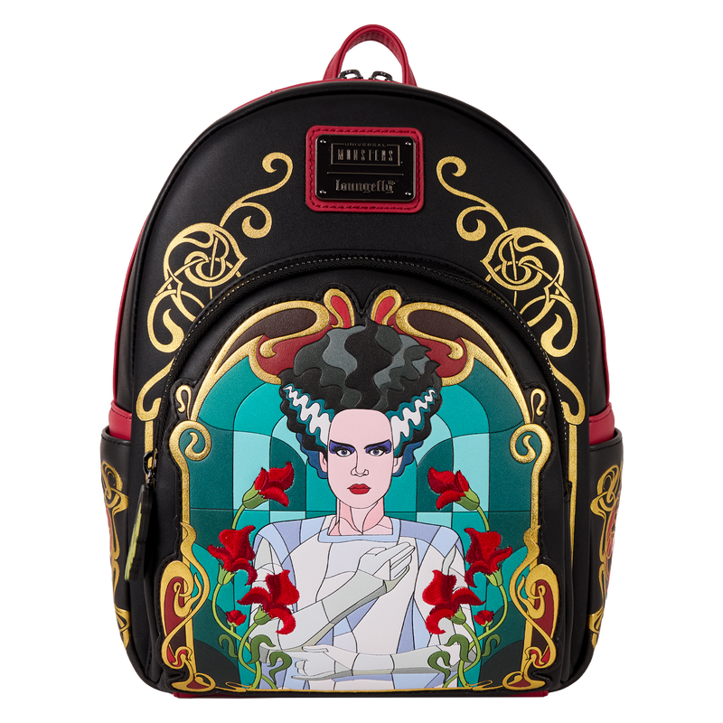 Universal Monsters The Bride Of Frankenstein Stained Glass Mini Backpack LFY