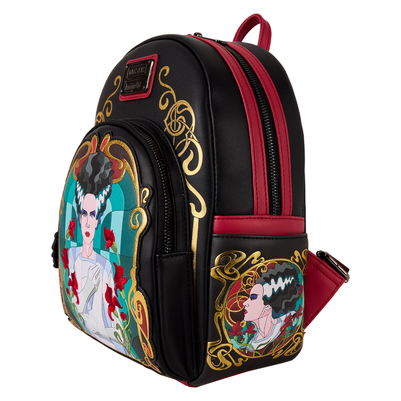 Universal Monsters The Bride Of Frankenstein Stained Glass Mini Backpack LFY