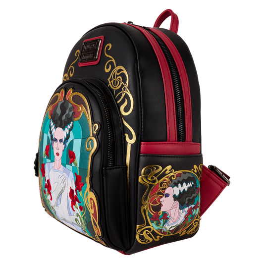 Universal Monsters The Bride Of Frankenstein Stained Glass Mini Backpack LFY