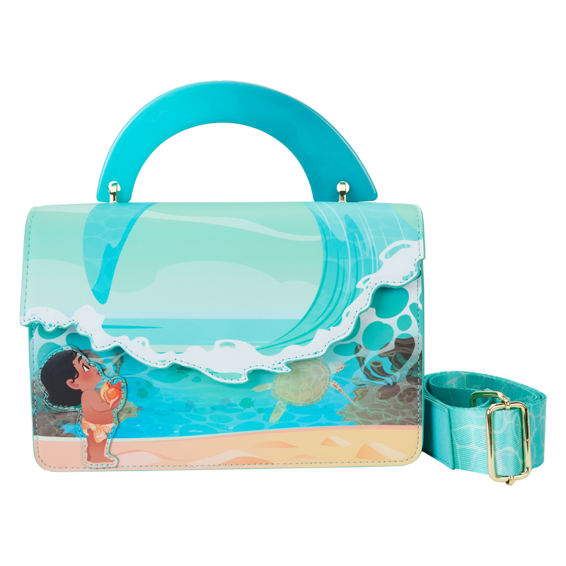 Loungefly Young Moana Ocean Waves Crossbody Bag LFY