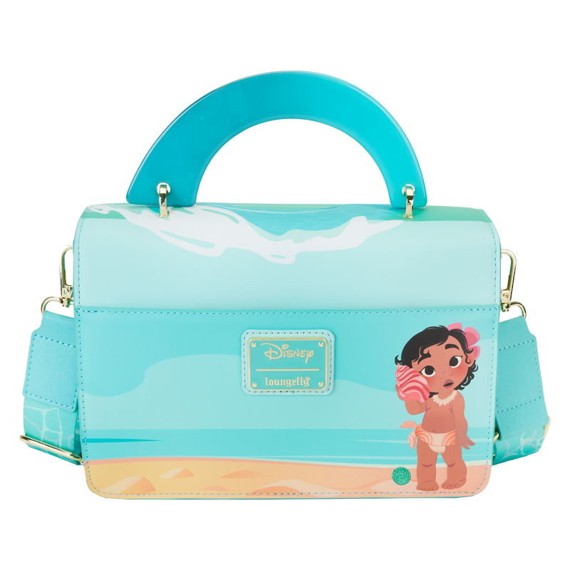 Loungefly Young Moana Ocean Waves Crossbody Bag LFY