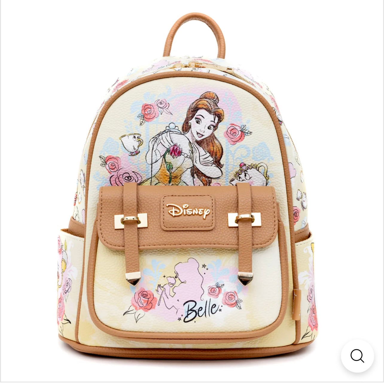 Exclusive Limited Edition-Beauty and the Beast Vegan Leather Backpack