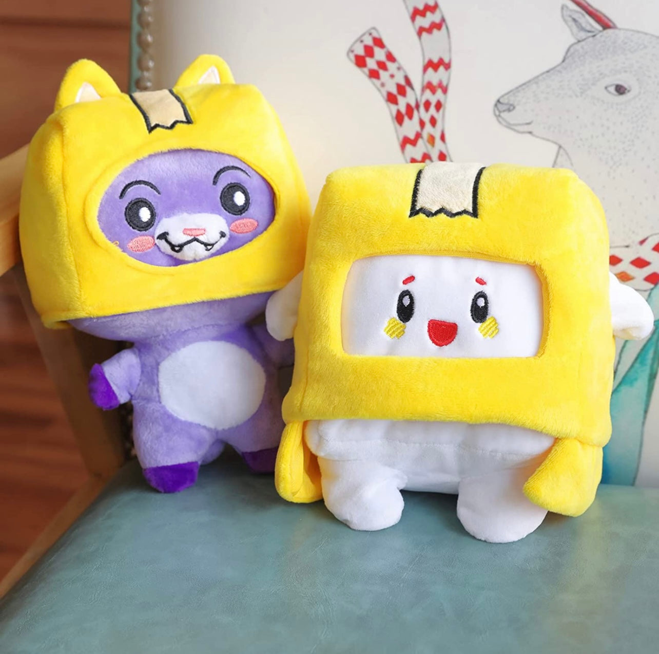 Foxy and Boxy Plush