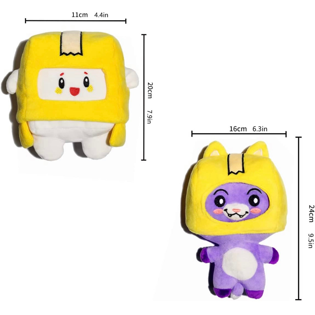 Foxy and Boxy Plush