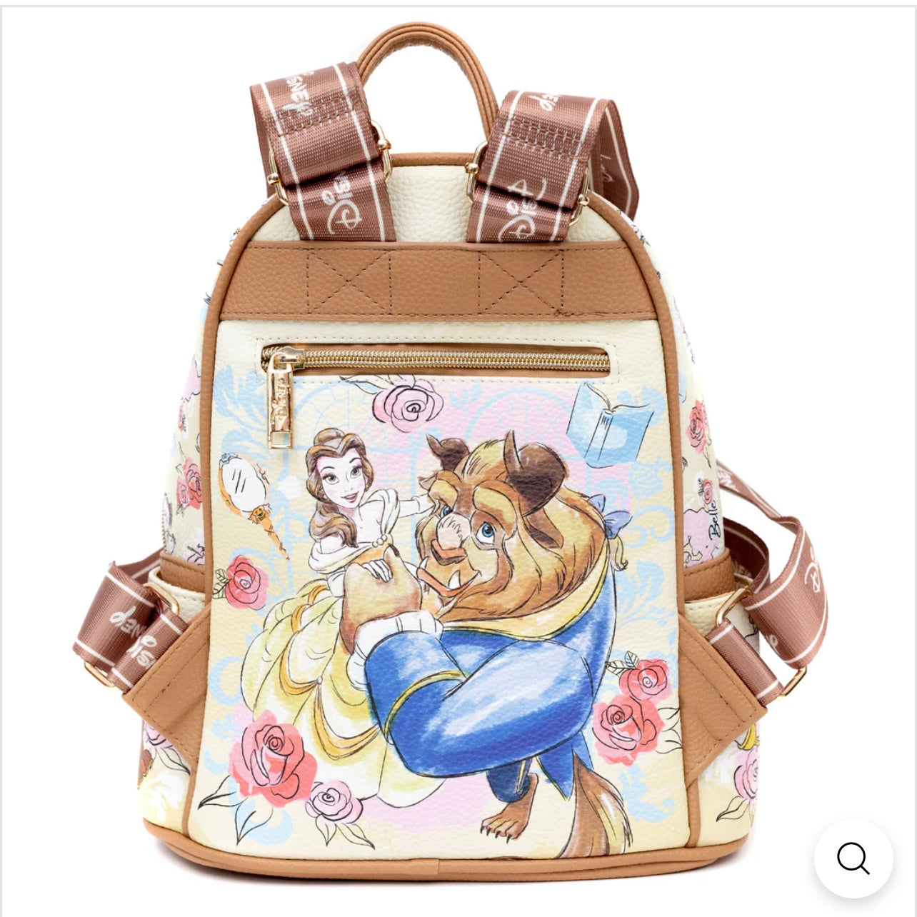 Exclusive Limited Edition-Beauty and the Beast Vegan Leather Backpack