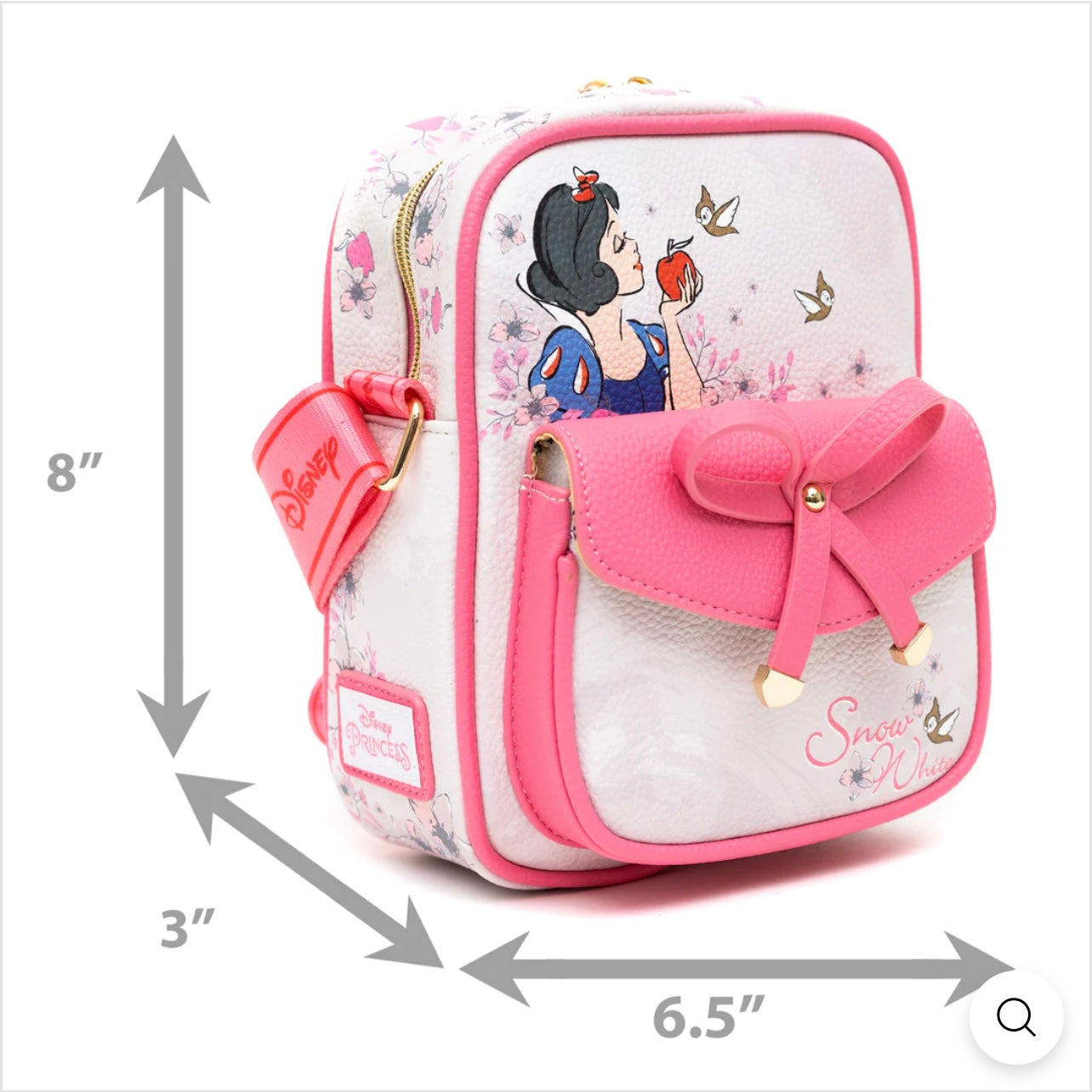 Luxe Snow White Cross Body