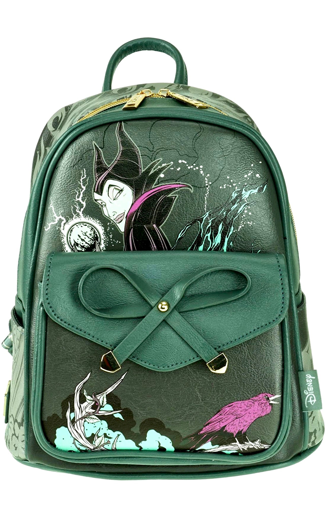 Loungefly Disney Mini Backpack, Sleeping Beauty Maleficent, Disney Villains