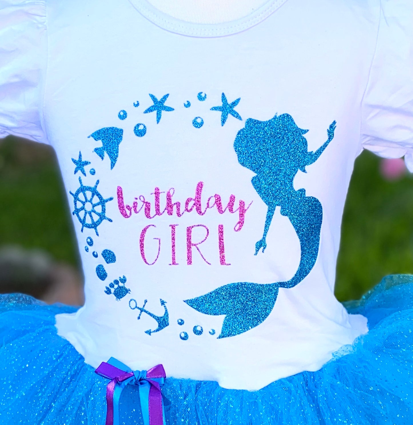 Birthday Girl- Mermaid Tutu Dress