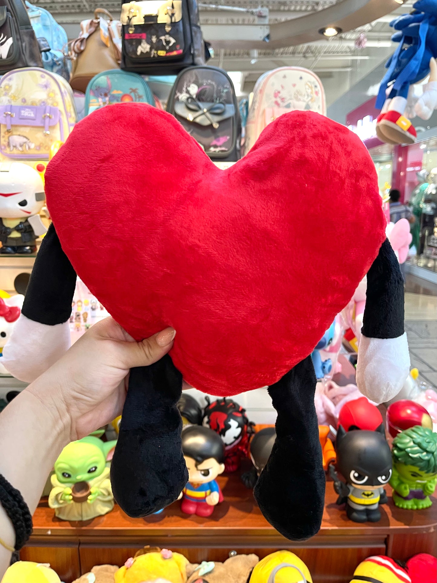 Heart plush