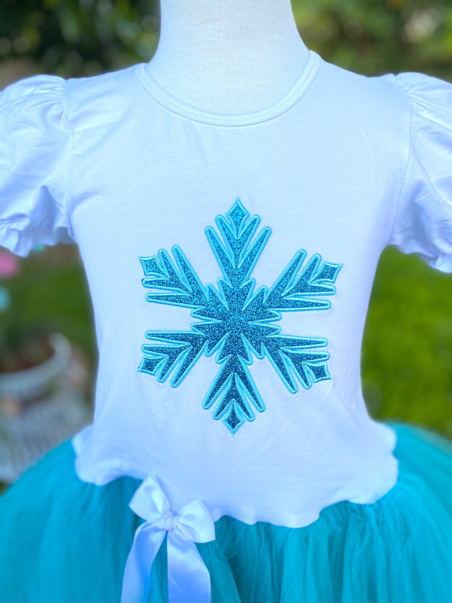 Blue Snowflake Tutu Dress ❄️