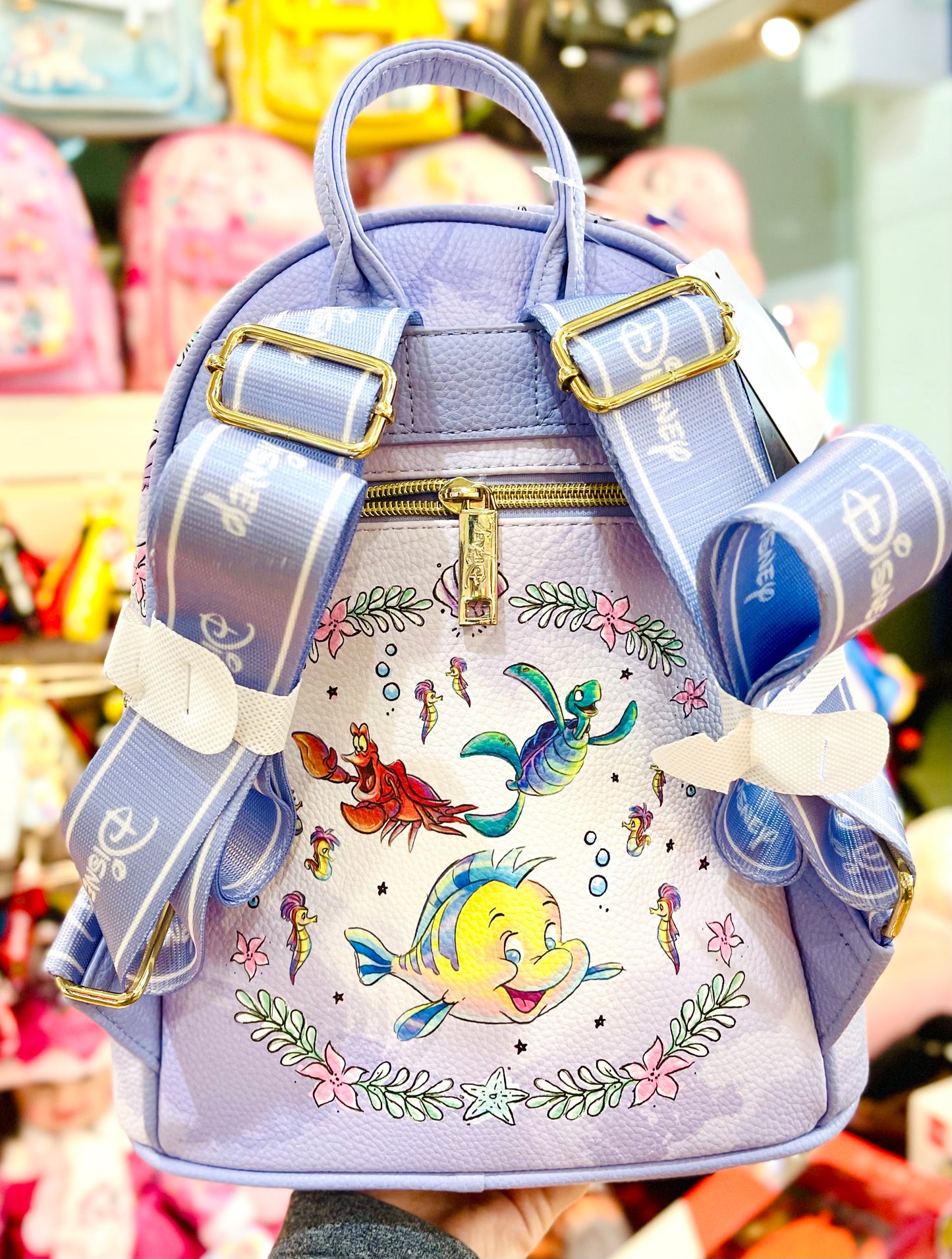 Exclusive- Little Mermaid Vegan Leather Backpack