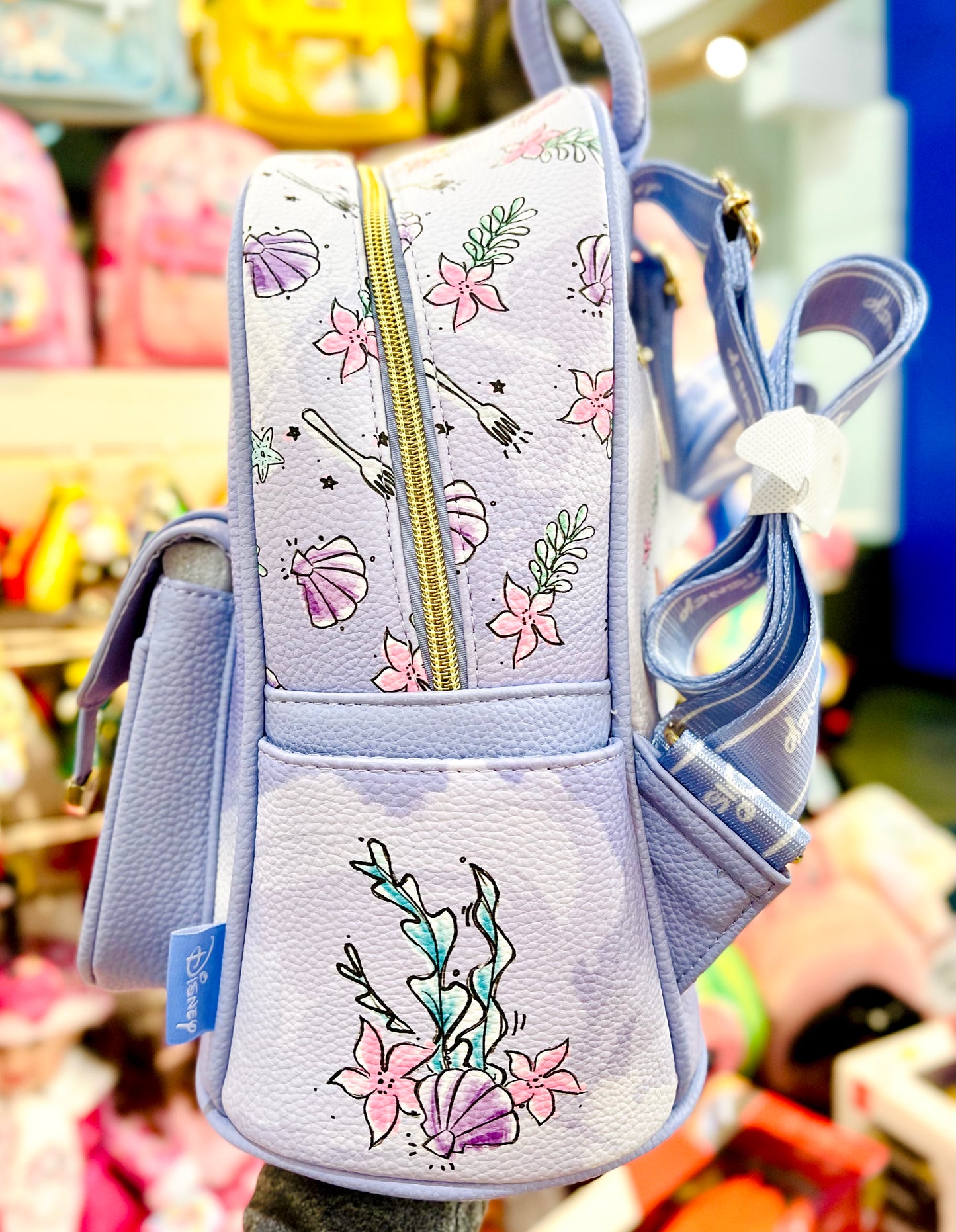 Exclusive- Little Mermaid Vegan Leather Backpack