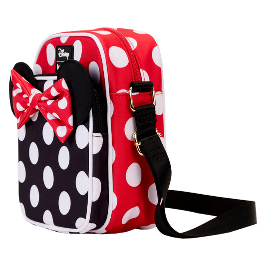 Minnie Mouse Rocks the Dots Classic Nylon Passport Crossbody Bag LFY