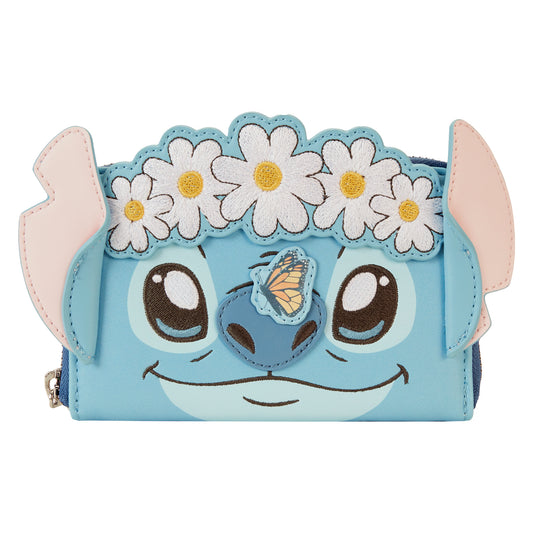 Stitch Springtime Daisy Cosplay Zip Around Wallet LFY