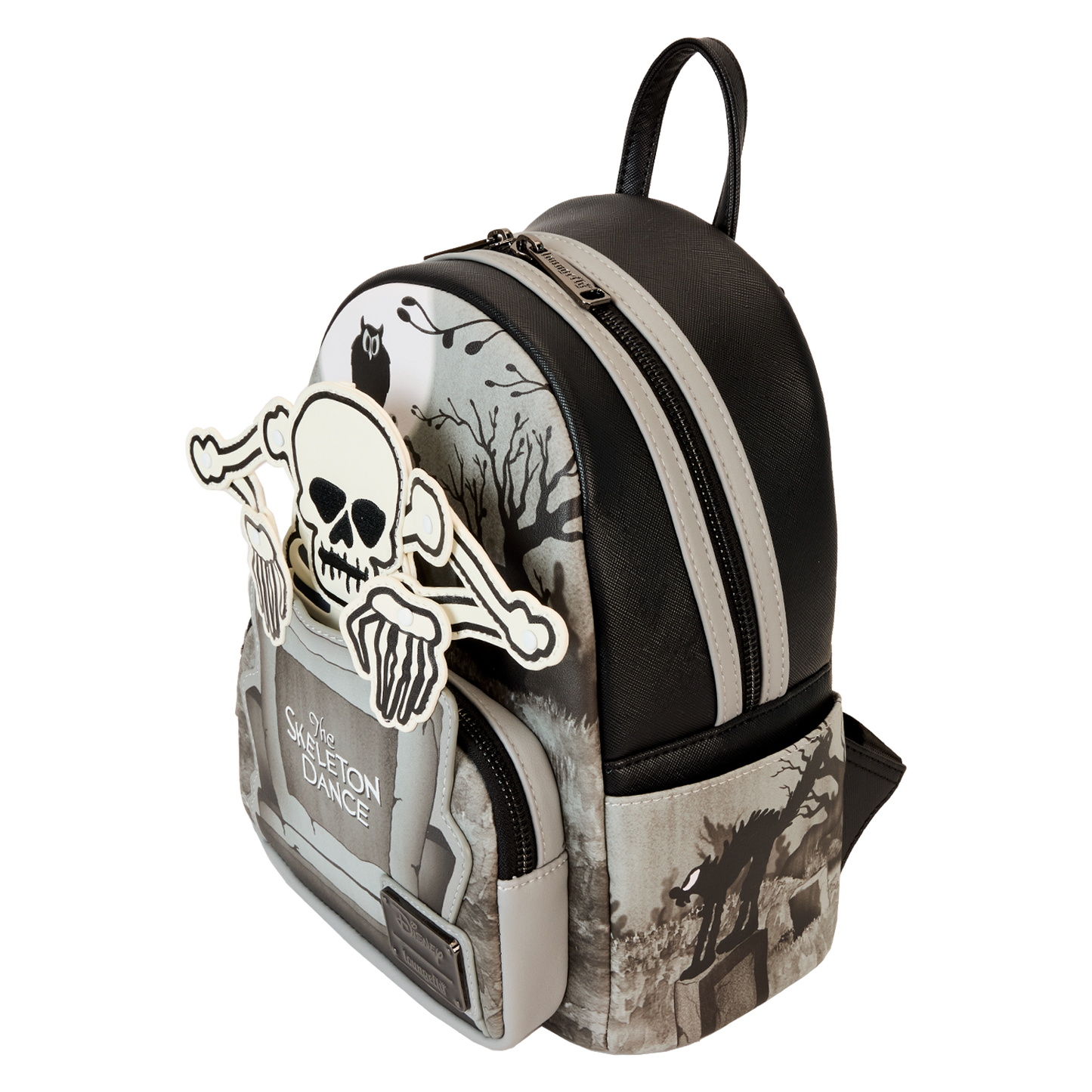 The Skeleton Dance Glow-in-the Dark Loungefly Mini Backpack LFY