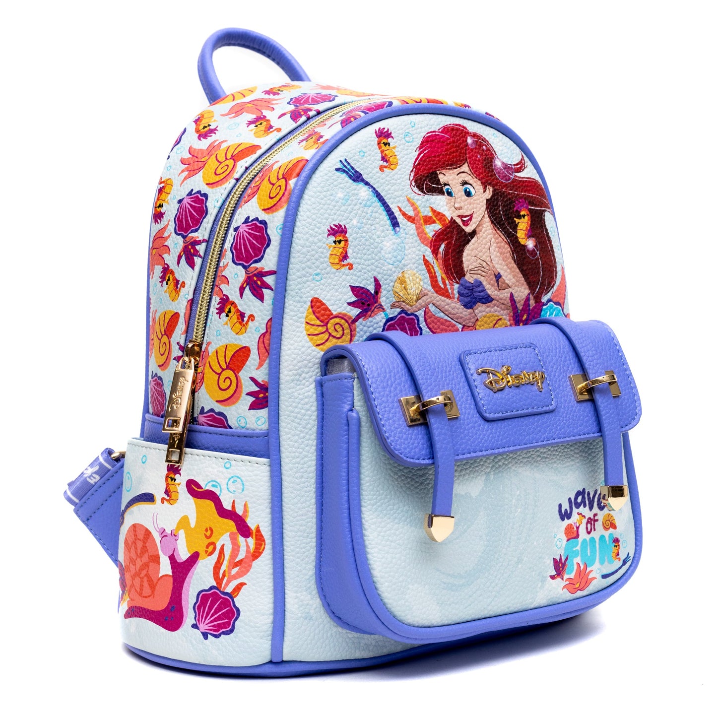 Exclusive Limited Edition-Little Mermaid Vegan Leather Backpack