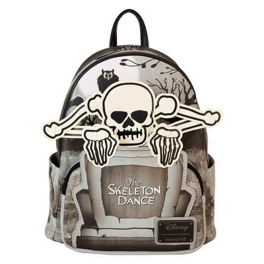 The Skeleton Dance Glow-in-the Dark Loungefly Mini Backpack LFY